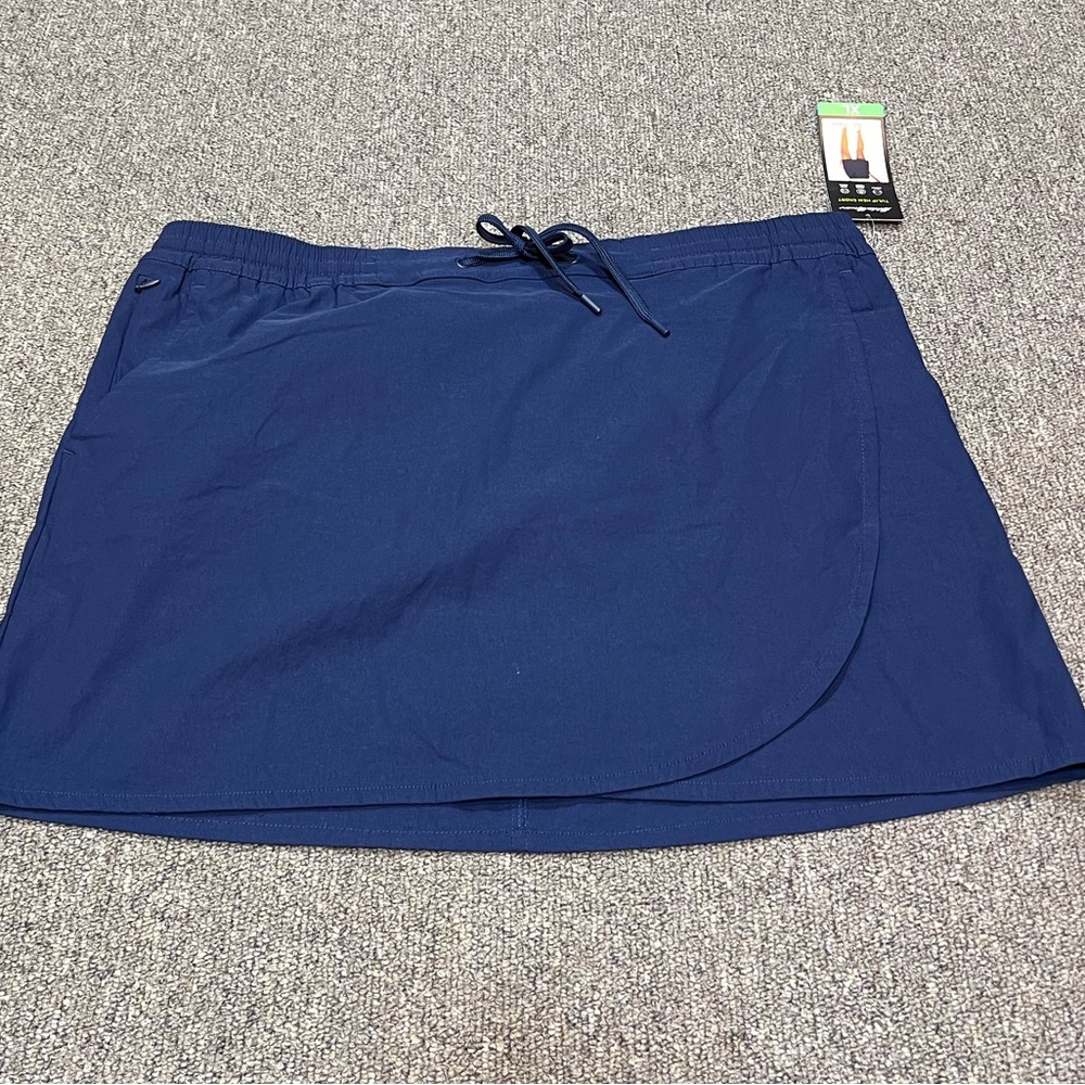 Navy Blue Athletic Skort